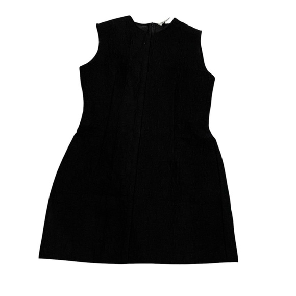 Zara textured black Mini Dress-Size 10-Fits more Size 8-NWT-Shift Dress - Picture 8 of 10
